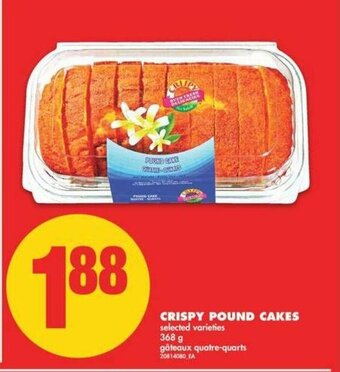 No Frills Crispy Pound Cakes offer