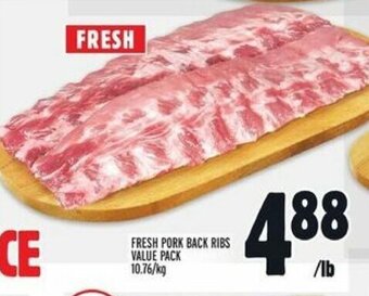 Metro Fresh Pork Back Ribs offer