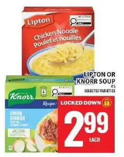 Food Basics LIPTON OR KNORR SOUP offer