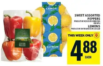 Food Basics SWEET ASSORTED PEPPERS offer