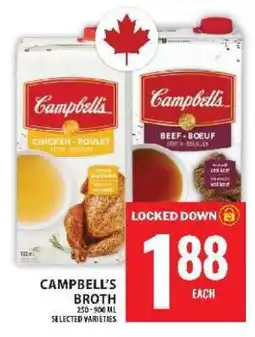 Food Basics CAMPBELL’S BROTH offer