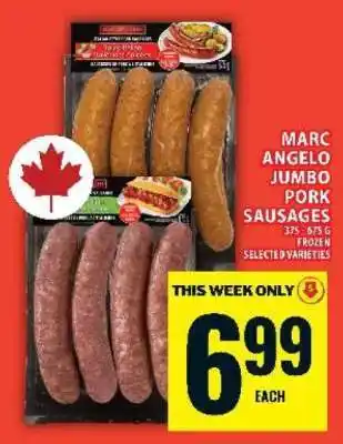 MARC ANGELO JUMBO PORK SAUSAGES