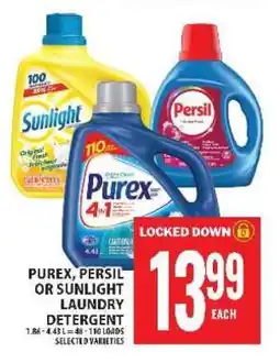 Food Basics PUREX, PERSIL OR SUNLIGHT LAUNDRY DETERGENT offer