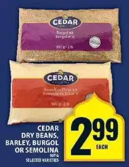 Food Basics Cedar Dry Beans, Barley, Burgol or Semolina offer