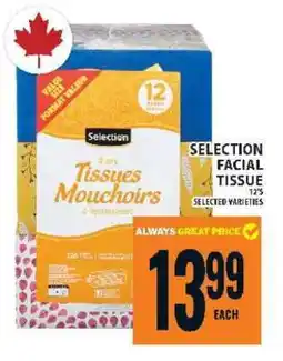 Food Basics SELECTION FACIAL TISSUE offer