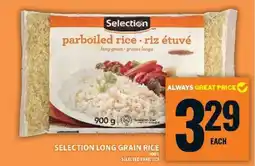 Food Basics SELECTION LONG GRAIN RICE offer