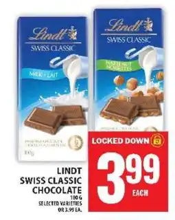 Food Basics Lindt Swiss Classic Chocolate offer
