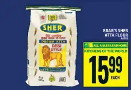 Food Basics BRAR'S SHER ATTA FLOUR offer