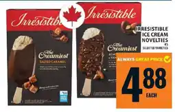 Food Basics Irresistible Ice Cream Novelties offer