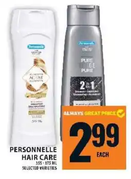 Food Basics Personnelle Hair Care offer