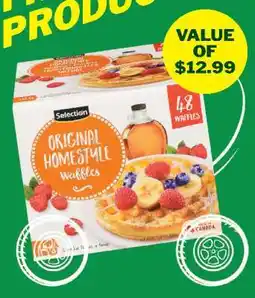 Food Basics Selection Original Homestyle Waffles offer