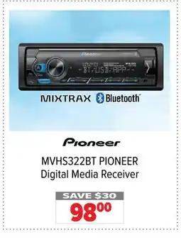 2001 Audio Video MVHS322BT PIONEER Digital Media Receiver offer