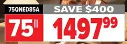 2001 Audio Video 75QNED85A 75 LG QNED Evo offer