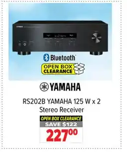 2001 Audio Video RS202B YAMAHA 125 W x 2 Stereo Receiver offer