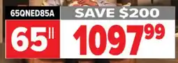 2001 Audio Video 65QNED85A 65 LG QNED evo TV offer