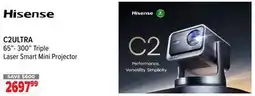 2001 Audio Video Hisense C2ULTRA 65- 300 Triple Laser Smart Mini Projector offer