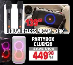 2001 Audio Video PARTYBOX CLUB120 offer