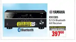 2001 Audio Video RXV385 YAMAHA 5.1 Ch Bluetooth A/V Receiver offer