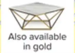 Leon's Lynn 39 Coffee Table - Marble and Gold offer