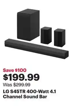 Best Buy LG S45TR 400-Watt 4.1 Channel Sound Bar offer