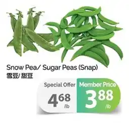 T&T Supermarket Snow Pea/Sugar Peas offer