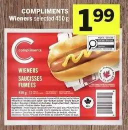 IGA Compliments wieners offer