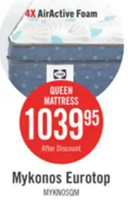 The Brick Sealy Posturepedic Luxury Crown Jewel Resort Mykonos Eurotop Queen Mattress offer