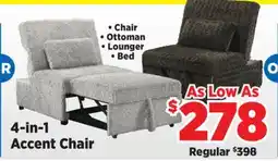 Surplus Furniture 4-in-1 Accent Chair offer