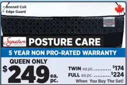 Surplus Furniture POSTURE CARE QUEEN ONLY offer