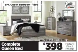 Surplus Furniture Bronyan Gray Queen Panel Bed offer