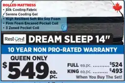 Surplus Furniture Dream Sleep Queen Mattress Set offer