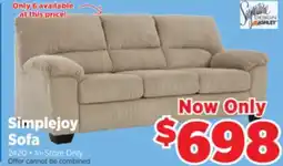 Surplus Furniture Simplejoy Sofa offer