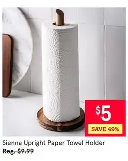 Kitchen Stuff Plus Sienna Upright Paper Towel Holder offer