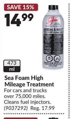 Princess Auto Sea Foam High Mileage Treatment offer