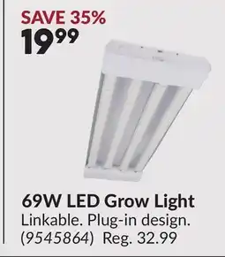 Princess Auto 69W LED Grow Light offer