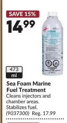 Princess Auto Sea Foam Marine Fuel Treatment offer