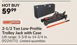 Princess Auto 2-1/2 Ton Low-Profile Trolley Jack with Case offer