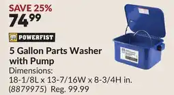Princess Auto 5 Gallon Parts Washer with Pump offer