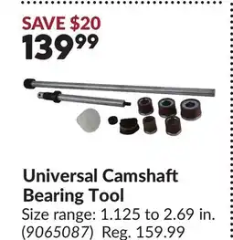 Princess Auto Universal Camsha Bearing Tool offer