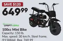 Princess Auto 100cc Mini Bike offer