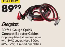 Princess Auto 30 ft1 Gauge Quick- Connect Booster Cables offer