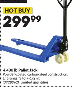 Princess Auto 4,400 lb Pallet Jack offer
