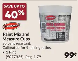 Princess Auto Paint Mix and Measure Cups, 1 Pint offer