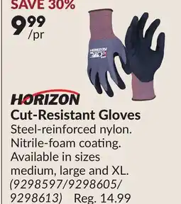 Princess Auto Cut-Resistant Gloves offer