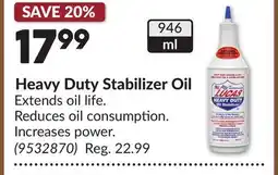 Princess Auto LUCAS Heavy Duty Stabilizer Oil offer