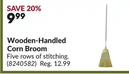 Princess Auto Wooden-Handled Corn Broom offer