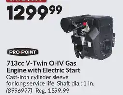 Princess Auto 713cc V-Twin OHV Gas Engine with Electric Start offer