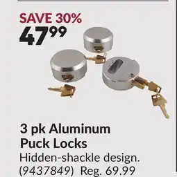 Princess Auto 3 pk Aluminum Puck Locks offer