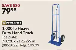 Princess Auto 1,000 lb Heavy Duty Hand Truck offer