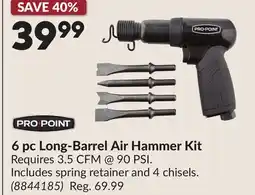 Princess Auto 6 pc Long-Barrel Air Hammer Kit offer